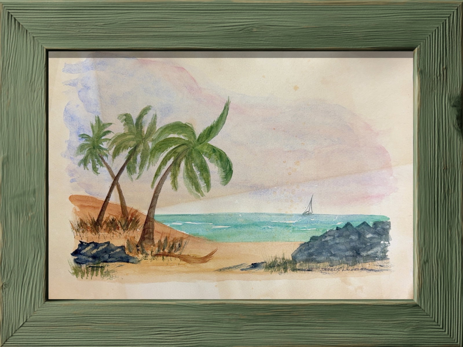 Sharlis Wheeler, Watercolor on Paper, PAIR OF 2: Artist: Sharlis Wheeler. Medium: Watercolor on Paper. Dimensions: 12” x 18”. Condition: Good overall. Additional Information: Signed lower right corner. The painting is in overall good con