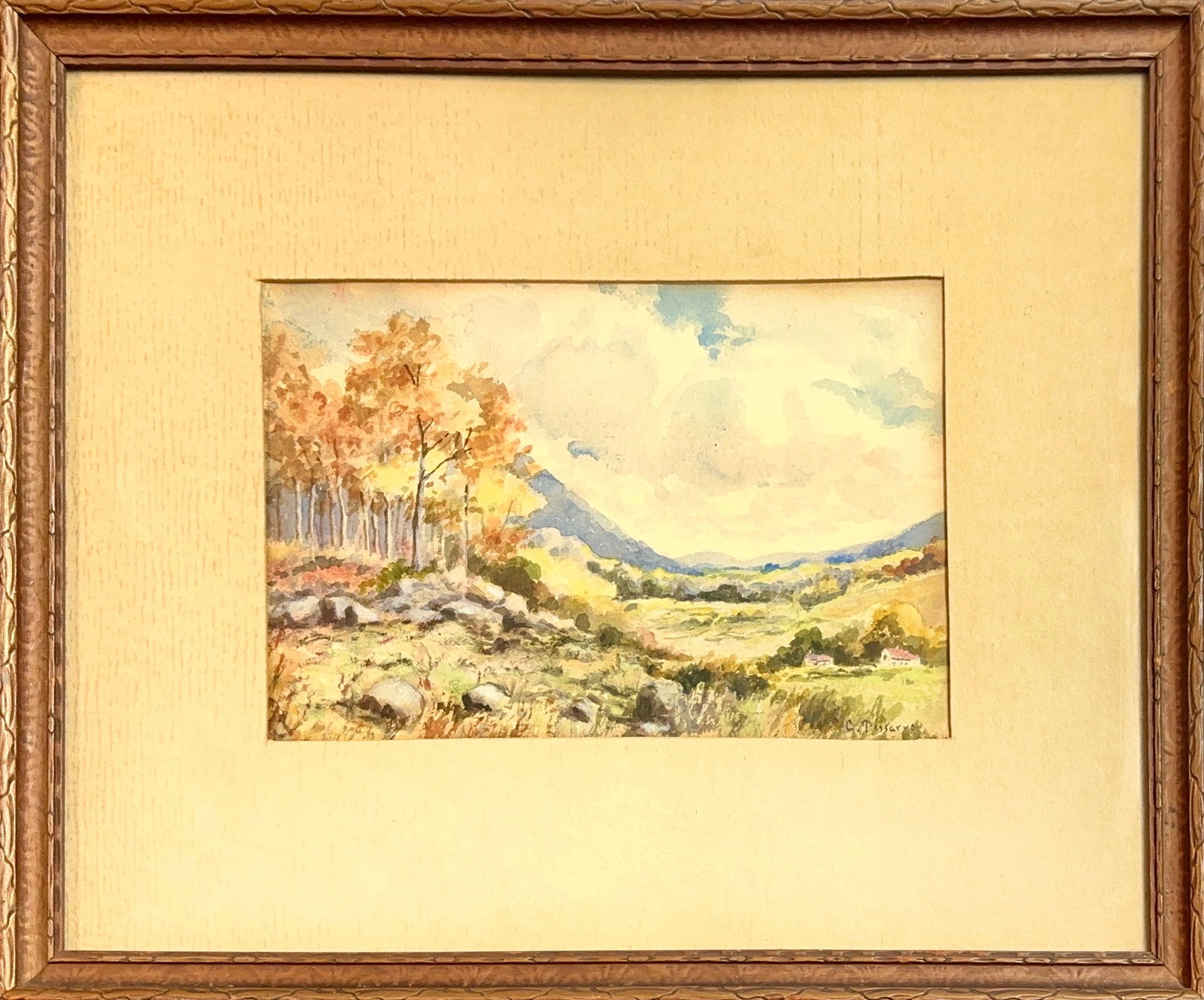 Camille Pissarro, Watercolor on Paper, Danish (1830-1903) (1 of 9)
