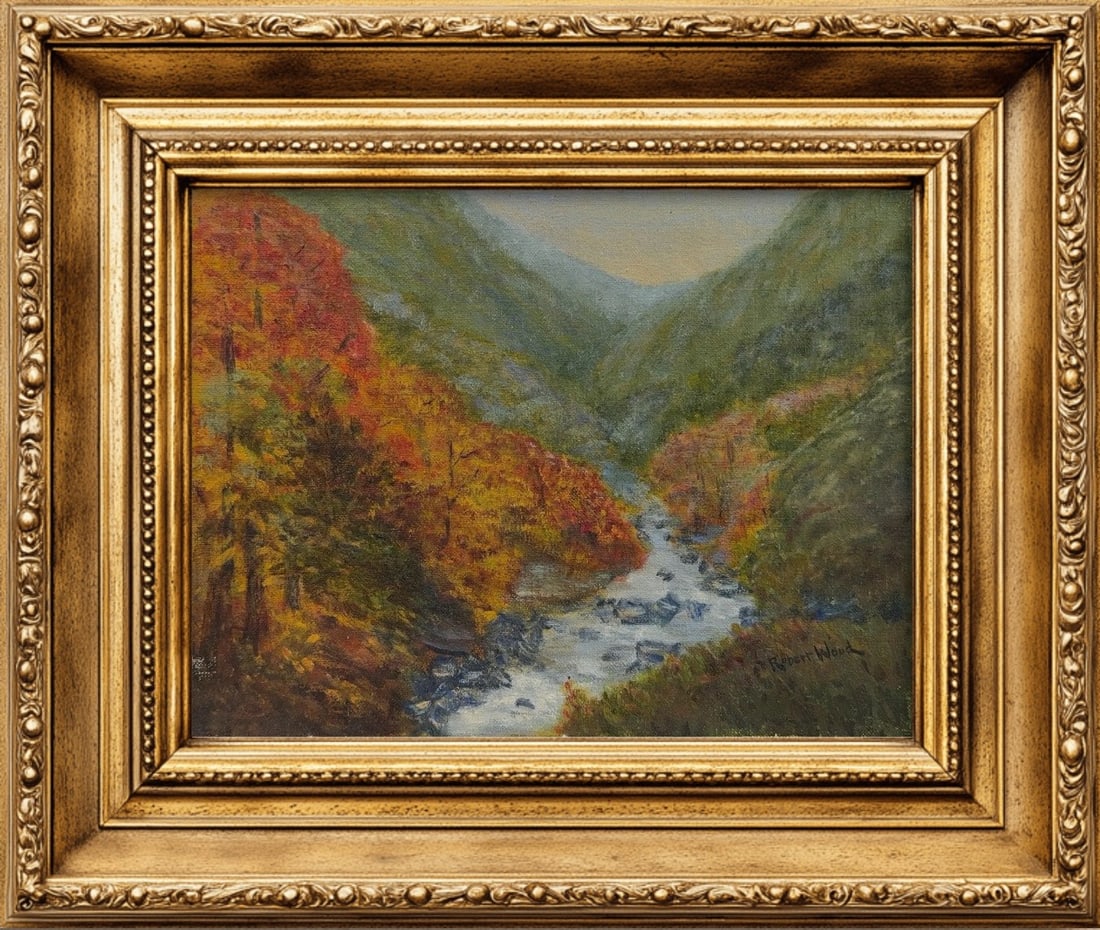Robert William Wood, Oil on Canvas Board, English (1889 - 1979) (1 of 8)