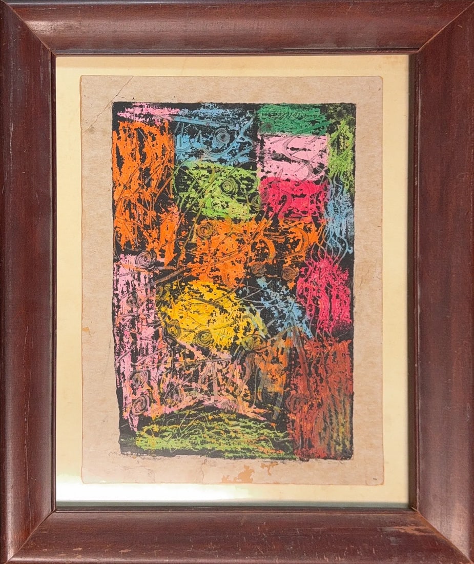 Sam Gilliam Jr, Mix-Media on Cardboard, American (1933 - 2022) (1 of 6)