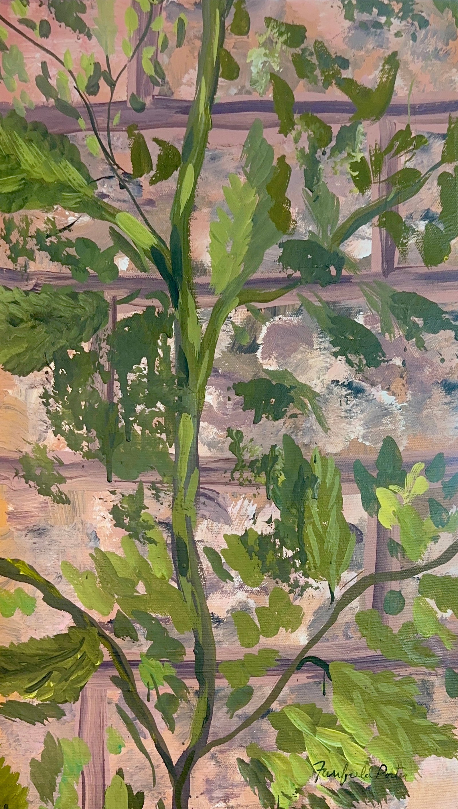 Fairfield Porter, Oil on Hard Board, American (1907 - 1998): Born: 1907 - Winnetka, Illinois. Died: 1975 - Southampton, New York. Known for: Landscape, coastal, figure, genre. Fairfield Porter was born in Winnetka, Illinois. A realistic artist, he is best known