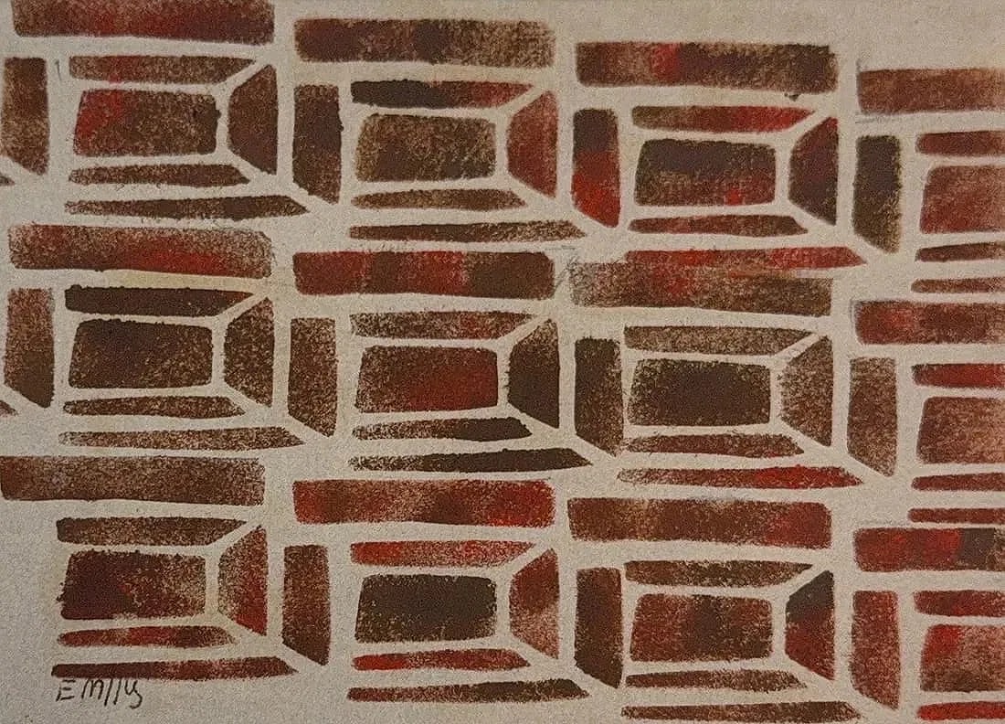 Emily Kame Kngwarreye, Watercolor/Acrylic/Mix-Media on Paper, Australian (1910 - 1996) (1 of 4)