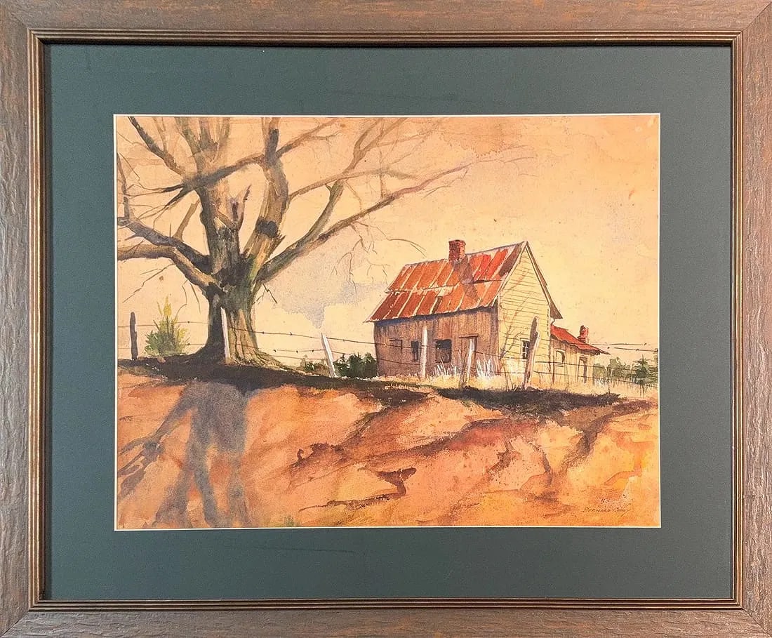 Bernard Corey, Watercolor on Artistic Paper, American (1914 - 2000): Artist, Year: Bernard Corey (1914 - 2000). Origin: American. Medium: Watercolor on Artistic Paper. Dimensions: 19.5? x 24?; 27 1/4? x 32? . Condition: Good overall. Additional Information: Signed lowe
