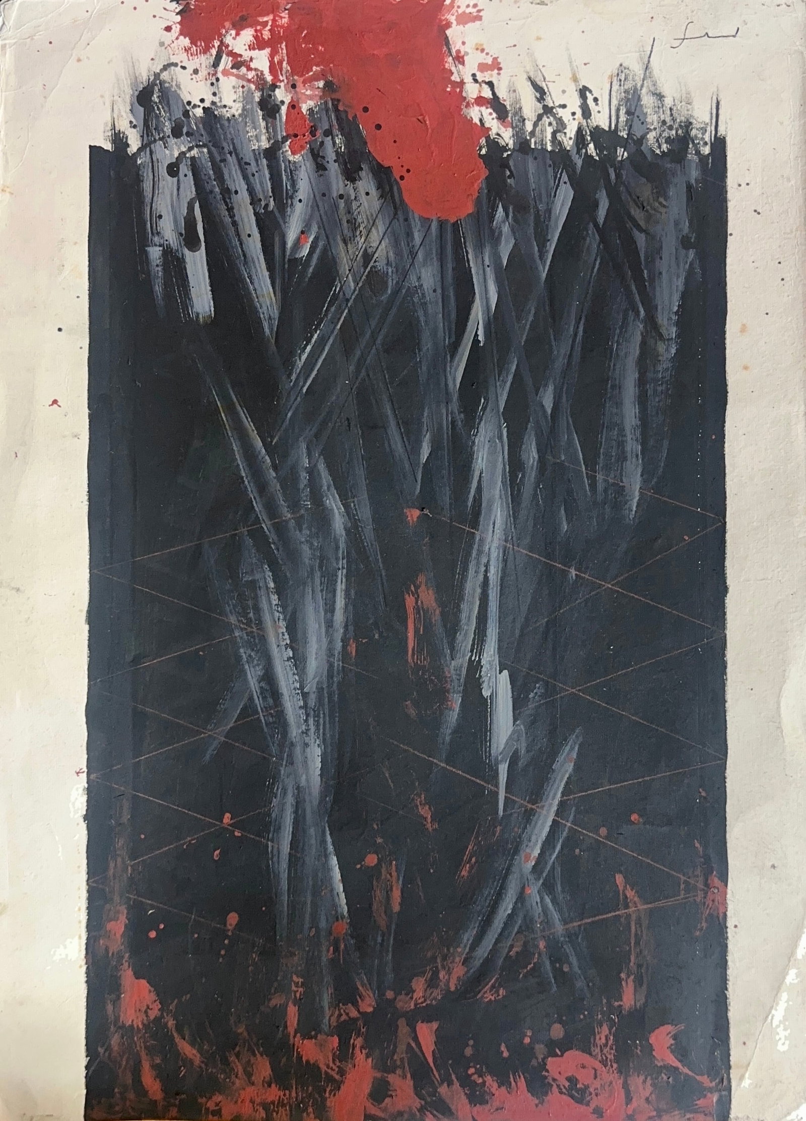 Emilio Scanavino, Watercolor/Mix-Media on Paper, Italian (1922 - 1986) (1 of 6)