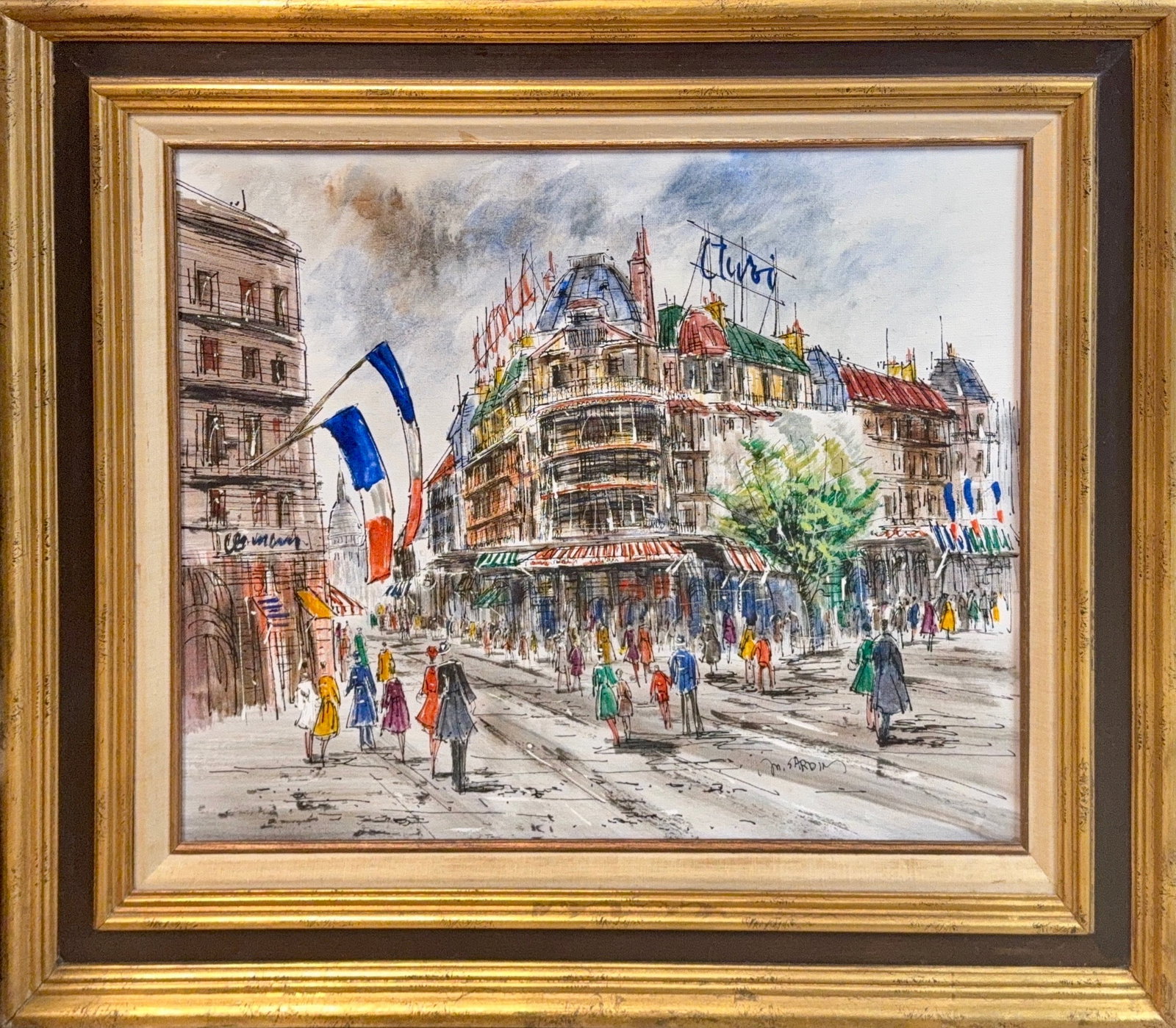 M. Sardin, Oil on Canvas, European (1 of 9)