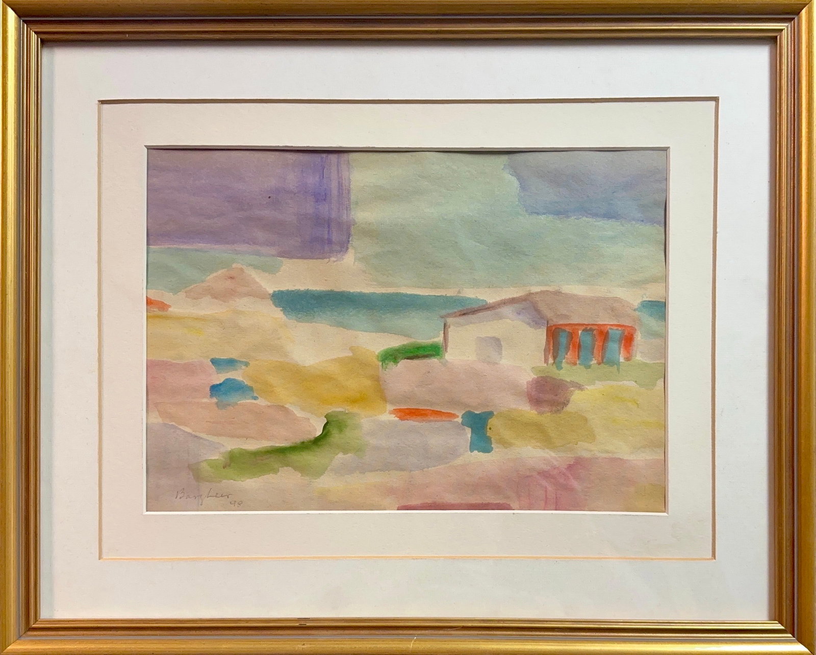 Eduard Bargheer, Watercolor on Paper, German (1901-1979) (1 of 9)