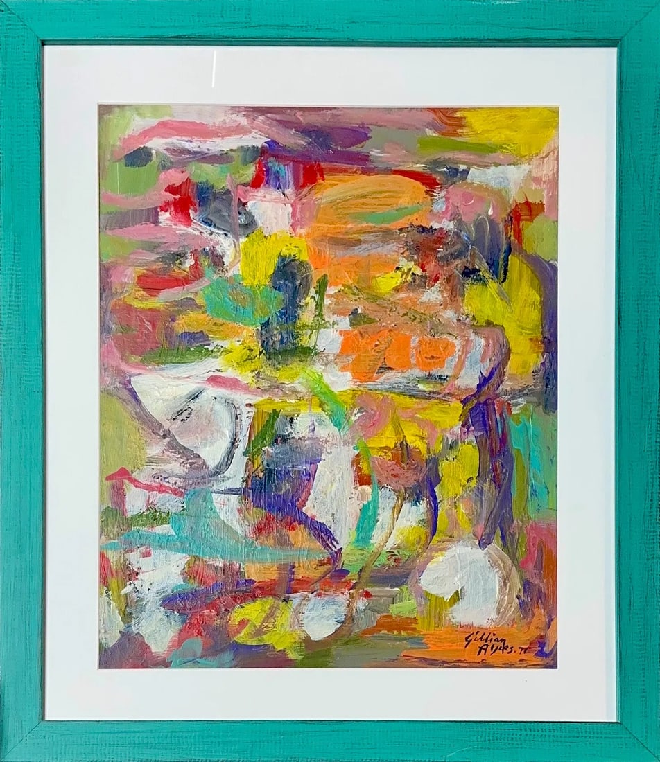 Gillian Ayres, Oil on Masonite, British (1930 - 2018) (1 of 8)