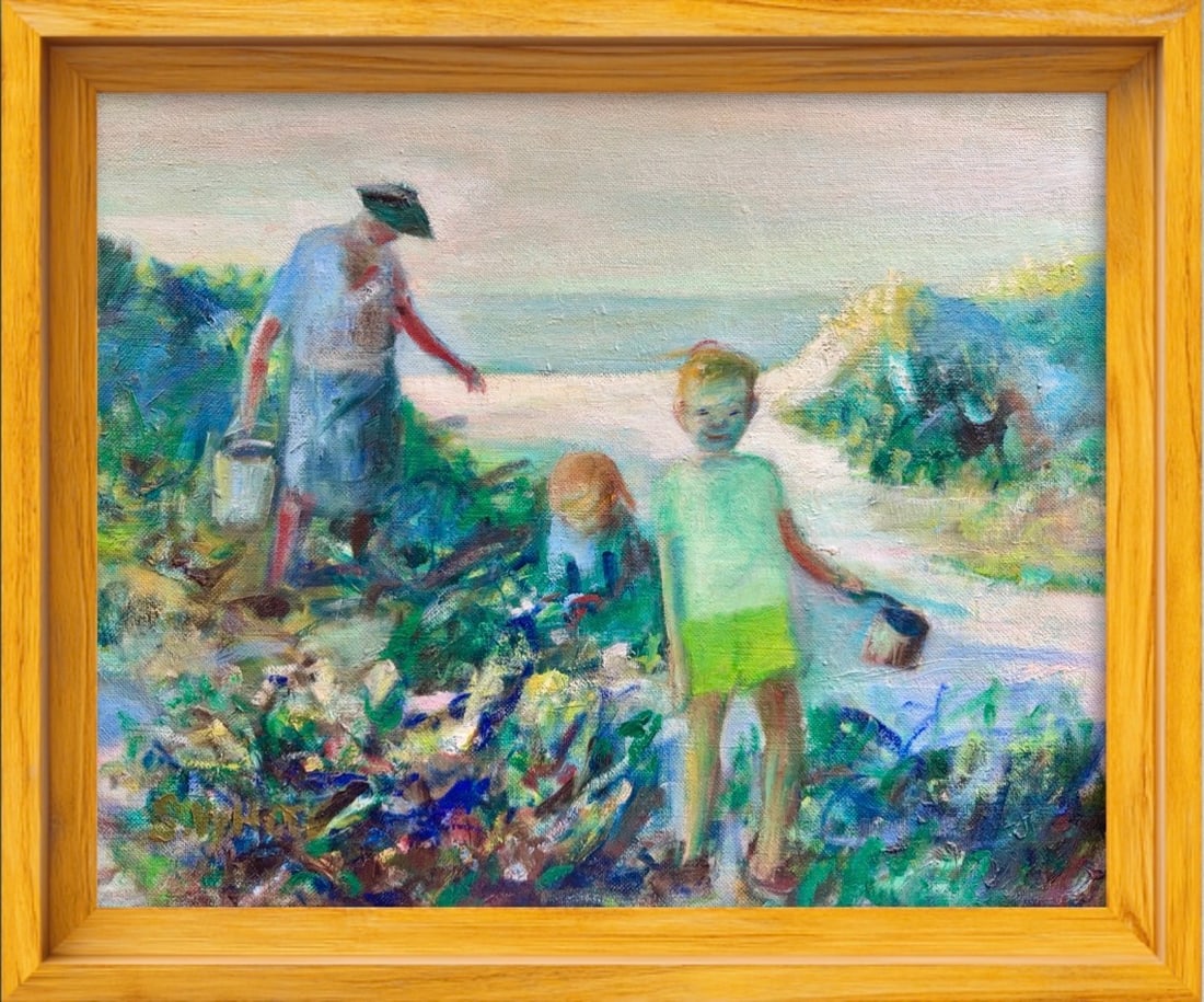 Mystery Illegible Signature, Oil on Wood Board, French Impressionist Era (1 of 10)