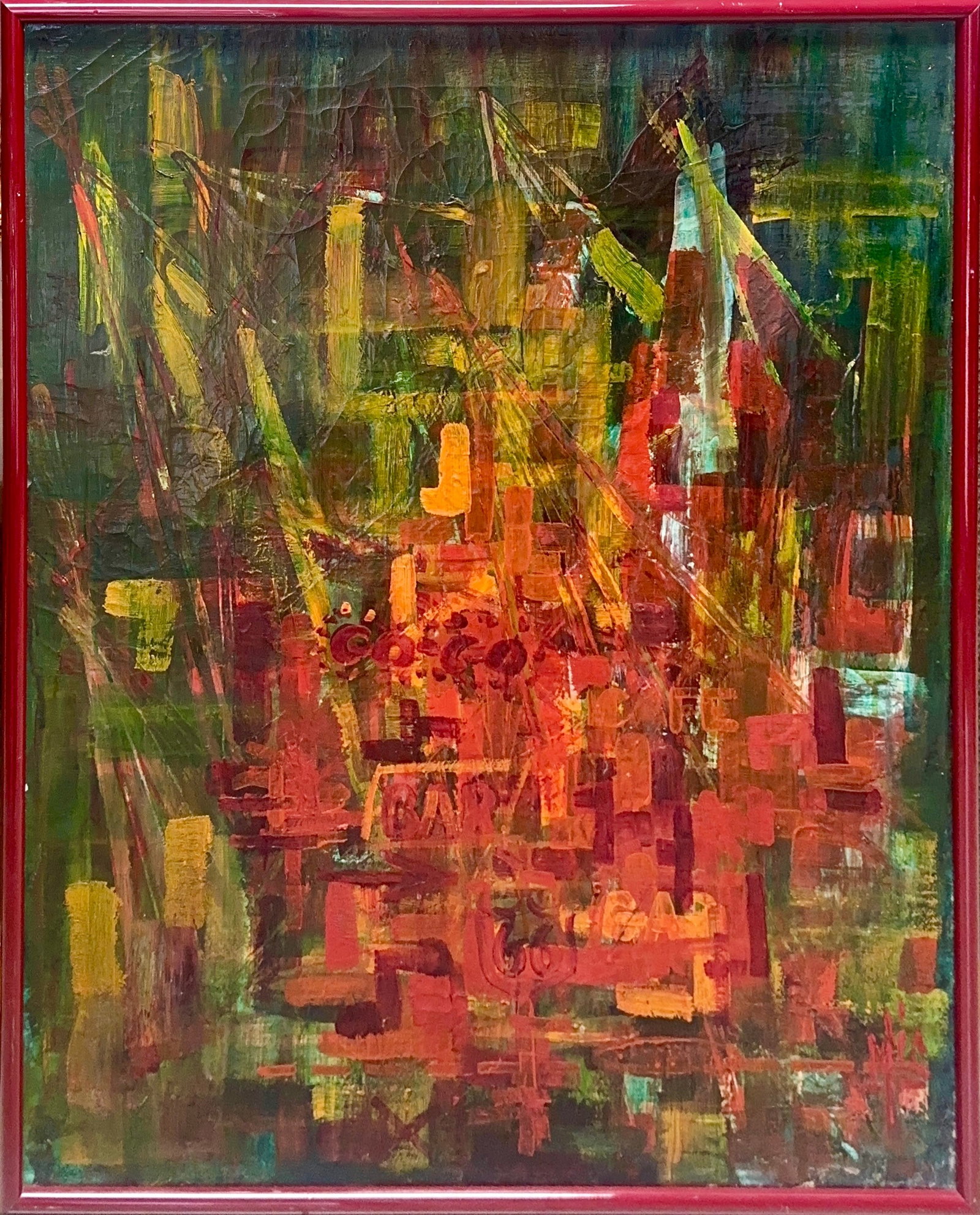Illegible Signature, Oil on Canvas (1 of 8)