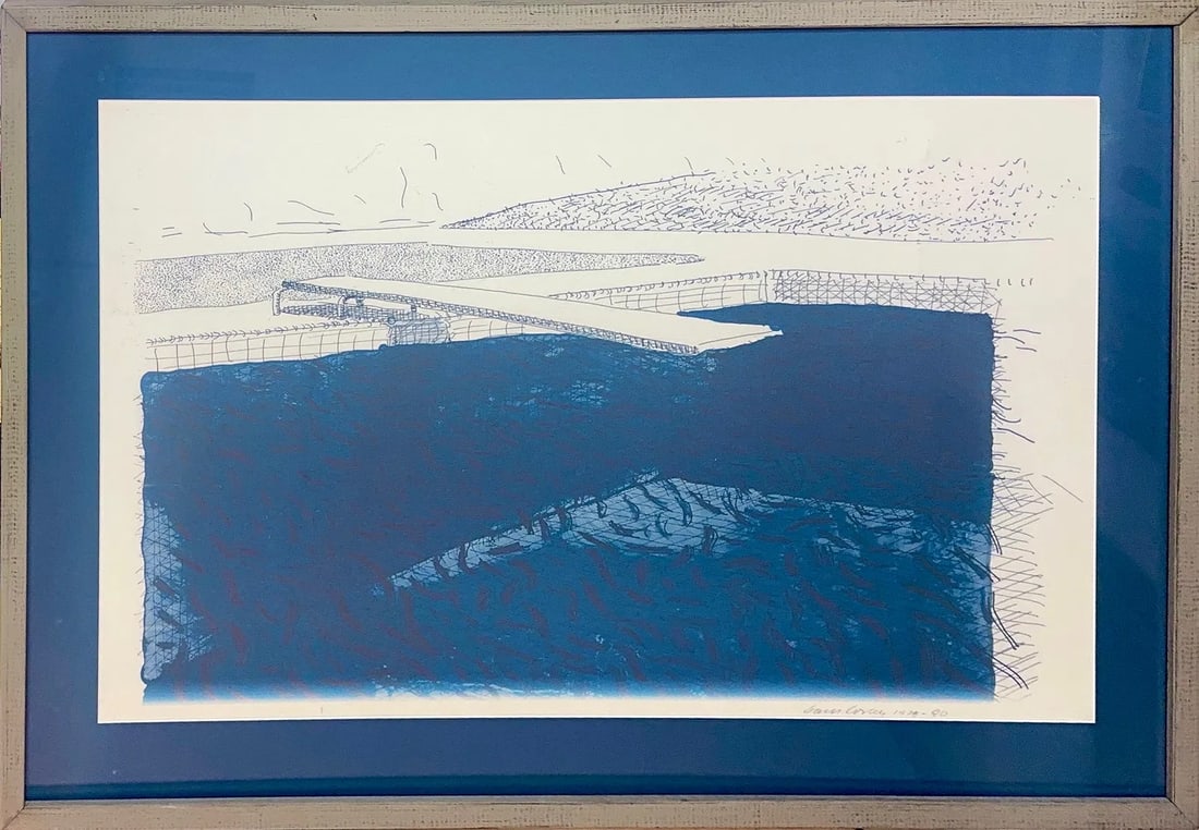 David Hockney, Lithograph on Cardboard, England (1937-Ongoing) (1 of 11)