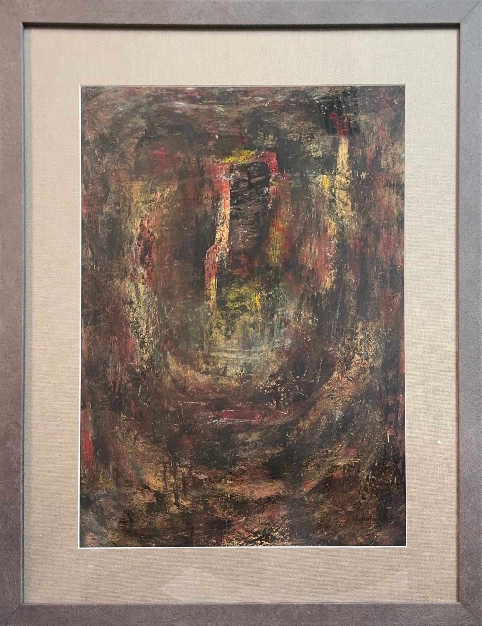 Orhon Mubin, Oil on Board, Turkish (1924 - 1981) (1 of 8)