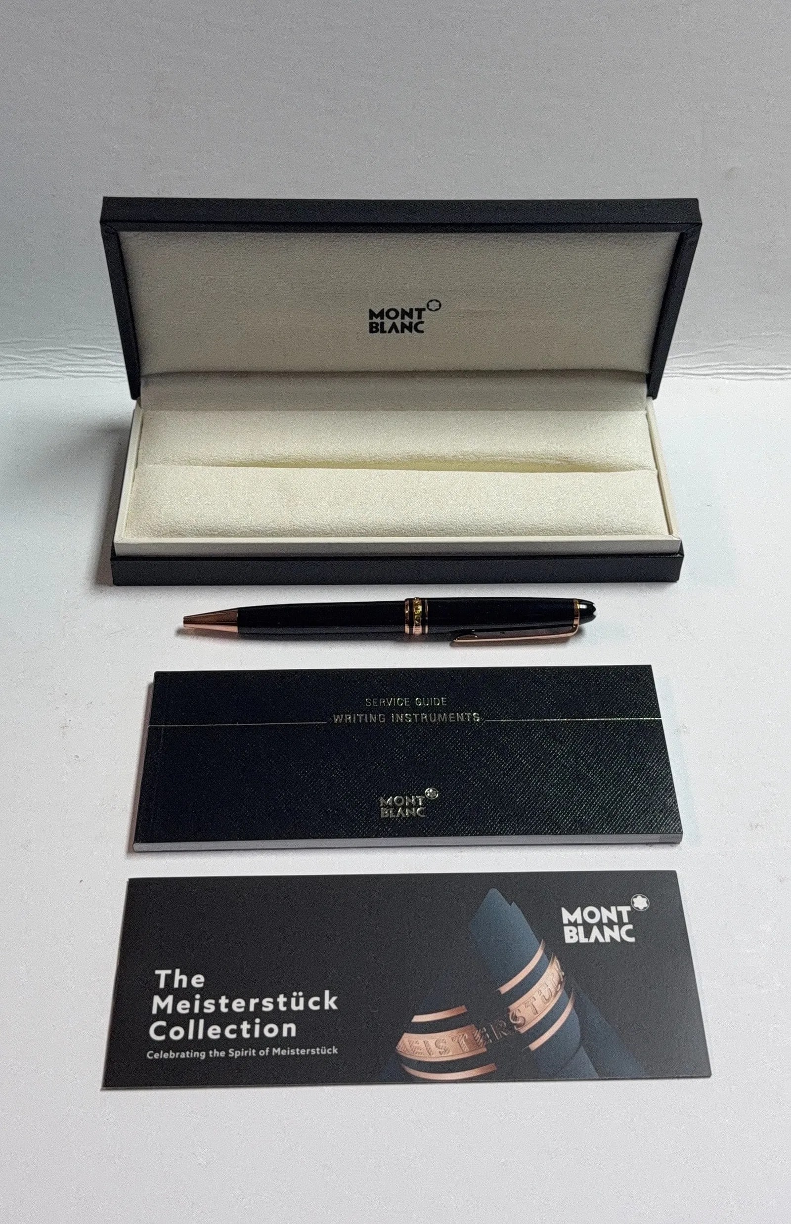 Original Montblanc Meisterst?ck 90 Years (CLASSIQUE) Ballpoint Pen Rose Gold-Platted (1 of 10)