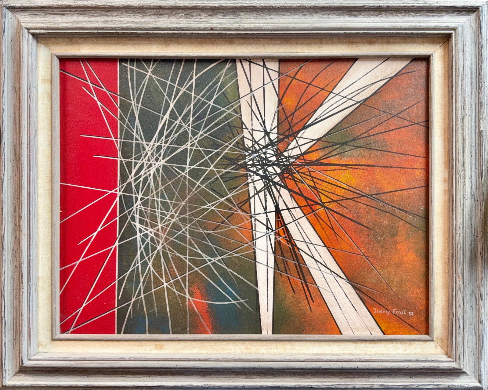 Jimmy Ernst, Oil on Canvas, German (1920-1984) (1 of 7)