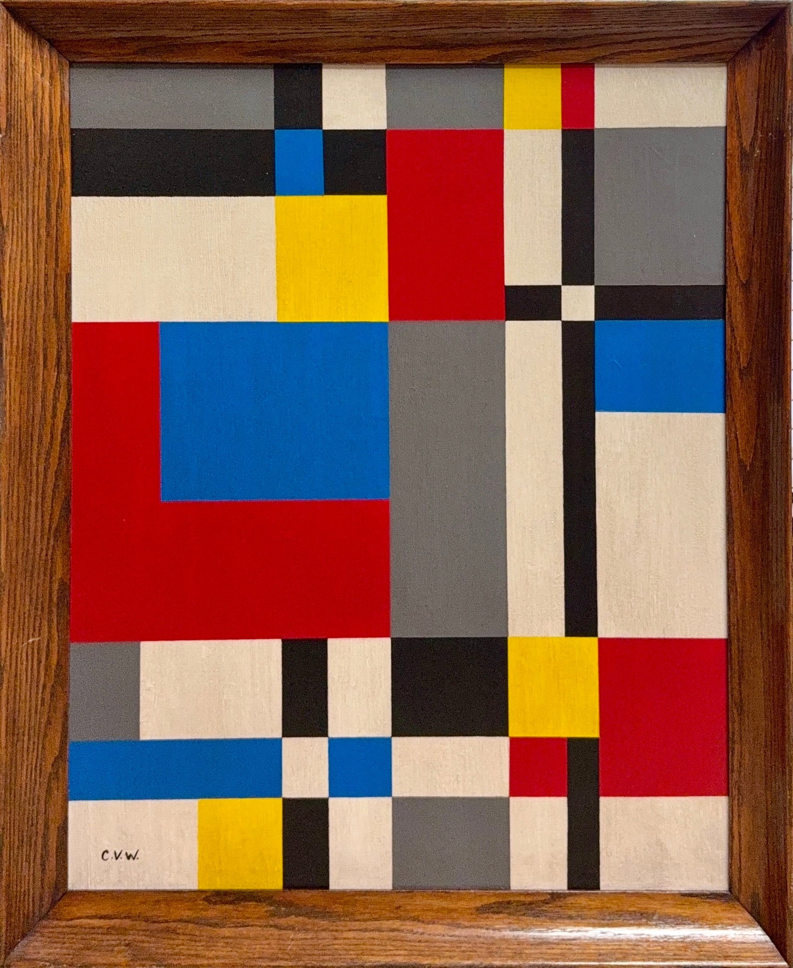 Charmion Von Wiegand, Oil on Canvas, American (1896-1983): Artist, Year: Charmion Von Wiegand, (1896-1983). Origin: American. Medium: Oil on canvas. Dimensions: 29.5” x 23.5”. 33.5” x 27.5”. Condition: Good overall. Provenance: In Priv