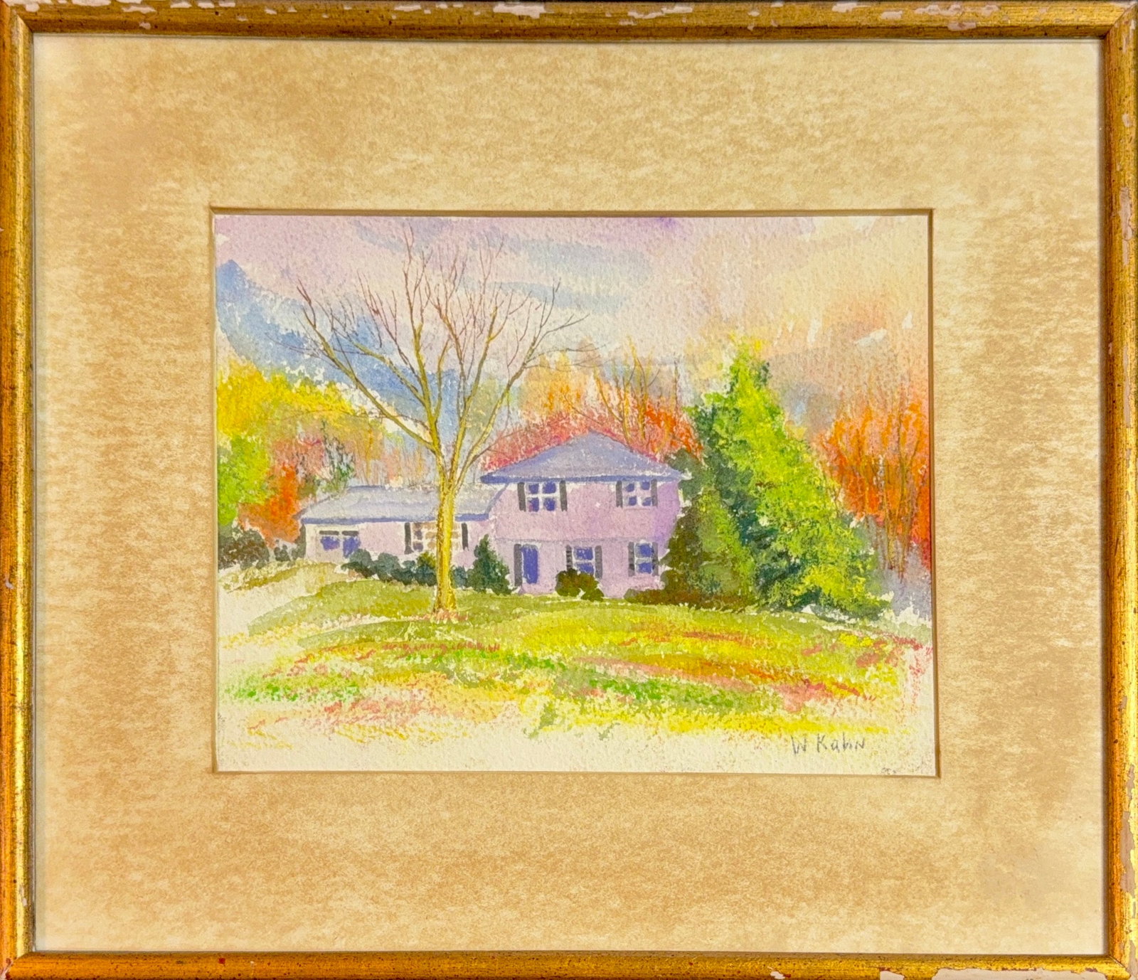 Wolf Khan, Watercolor on Paper, German (1927-2020). Jorge Lopez: Artist, Year: Wolf Khan, (1927-2020). Origin: German. Medium: Watercolor on paper. Dimensions: 6.5” x 8.5”. 12” x 14”. Condition: Good overall. Additional Information: Si