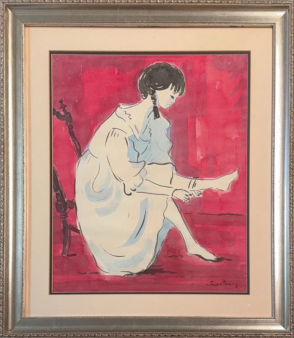 Andre Chochon, Watercolor on Paper, French (1910 - 2005) (1 of 5)