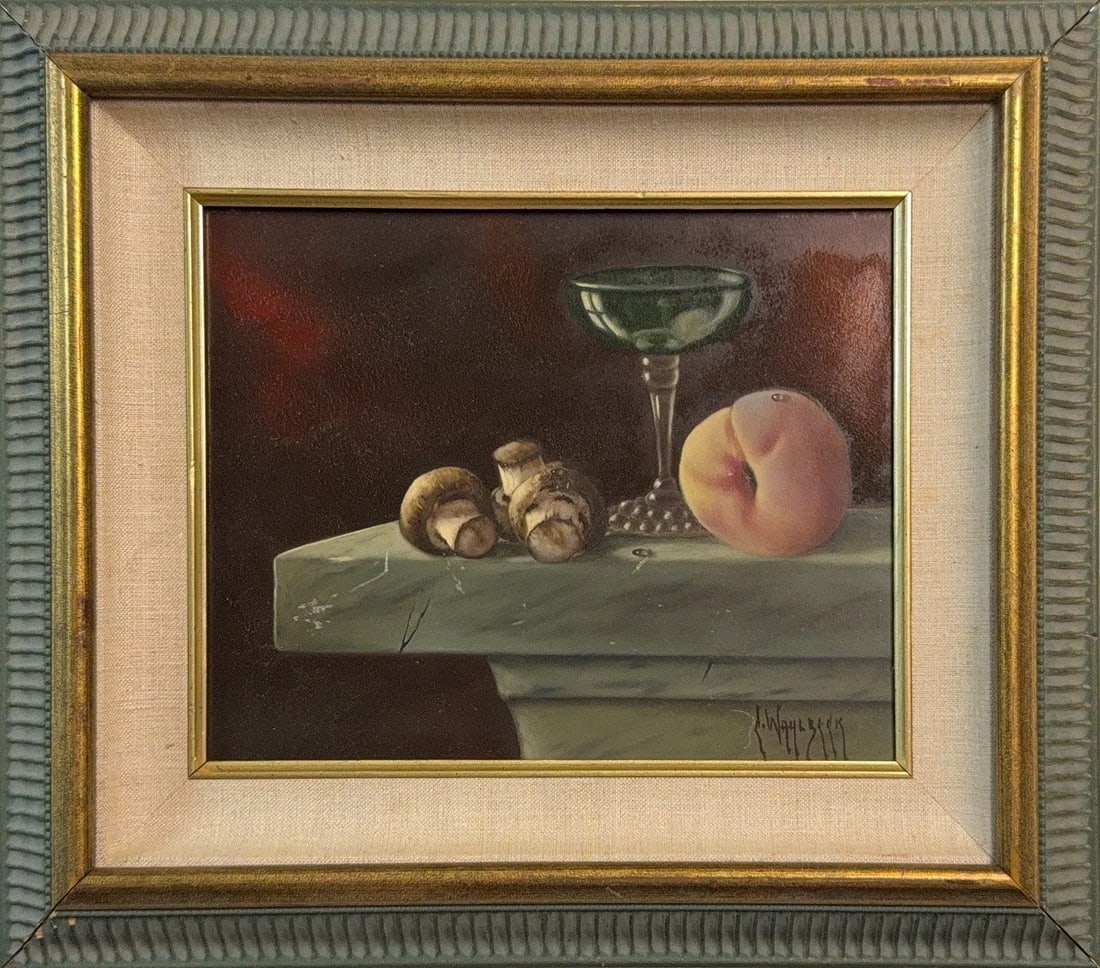 American School, J. Wahlbeck, Oil on Board (1 of 6)