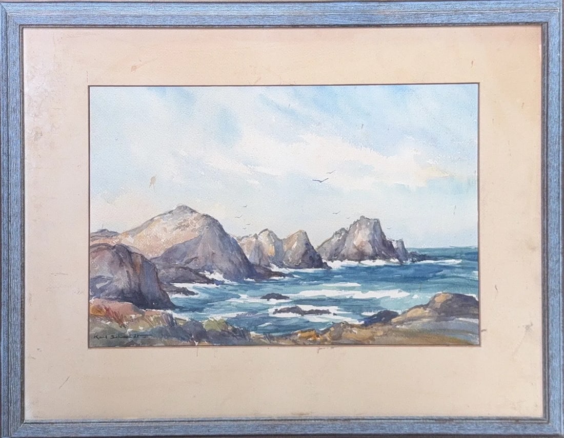 Karl Schmidt, Watercolor on Paper, American (1890 - 1962) (1 of 9)