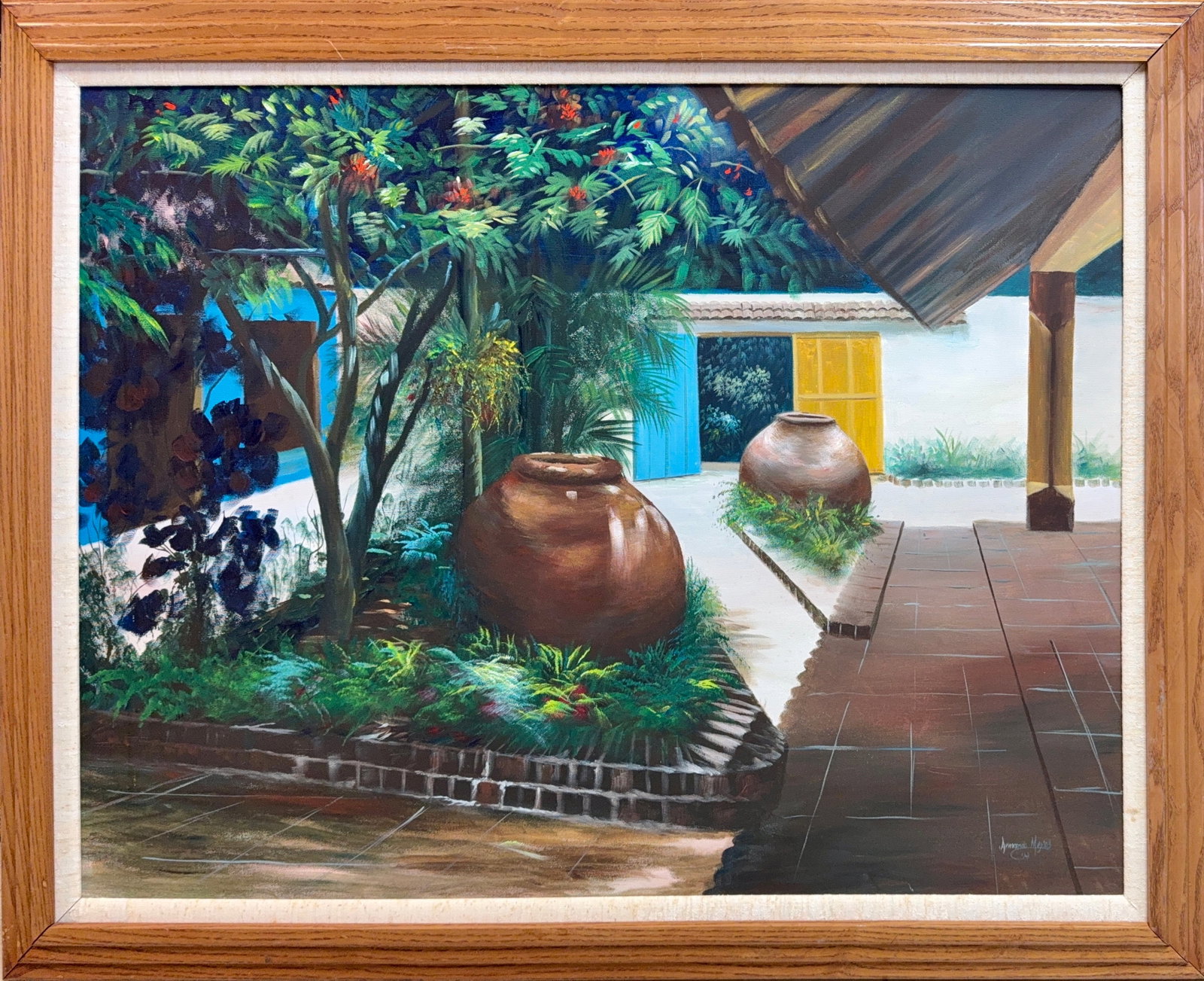 Armando Mejias, Oil on Canvas, Cuban (1963-Ongoing) (1 of 9)
