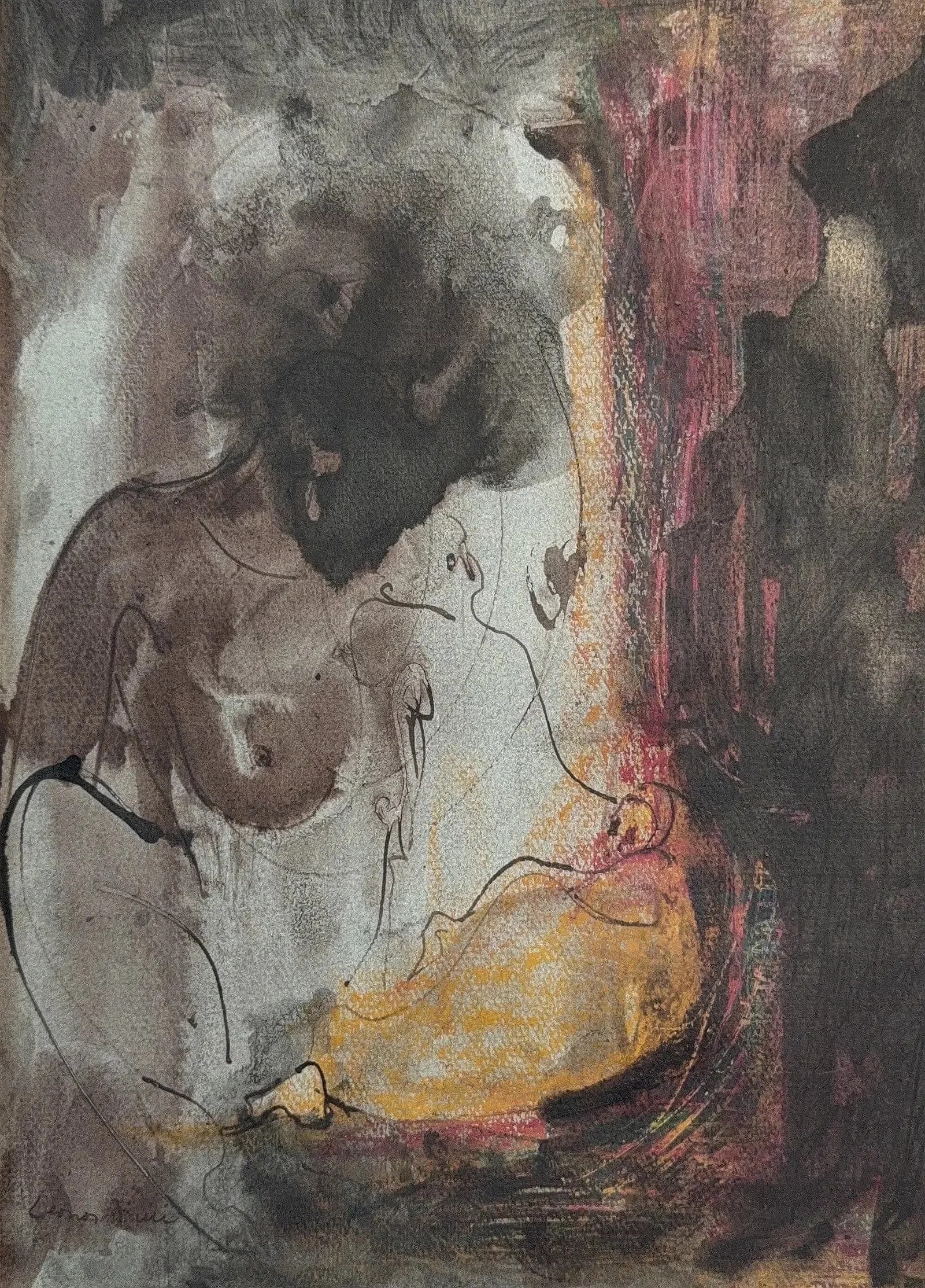 Leonor (Eleonora) Fini, Watercolor on Paper, Argentinian-Italian (1907?1996) (1 of 5)