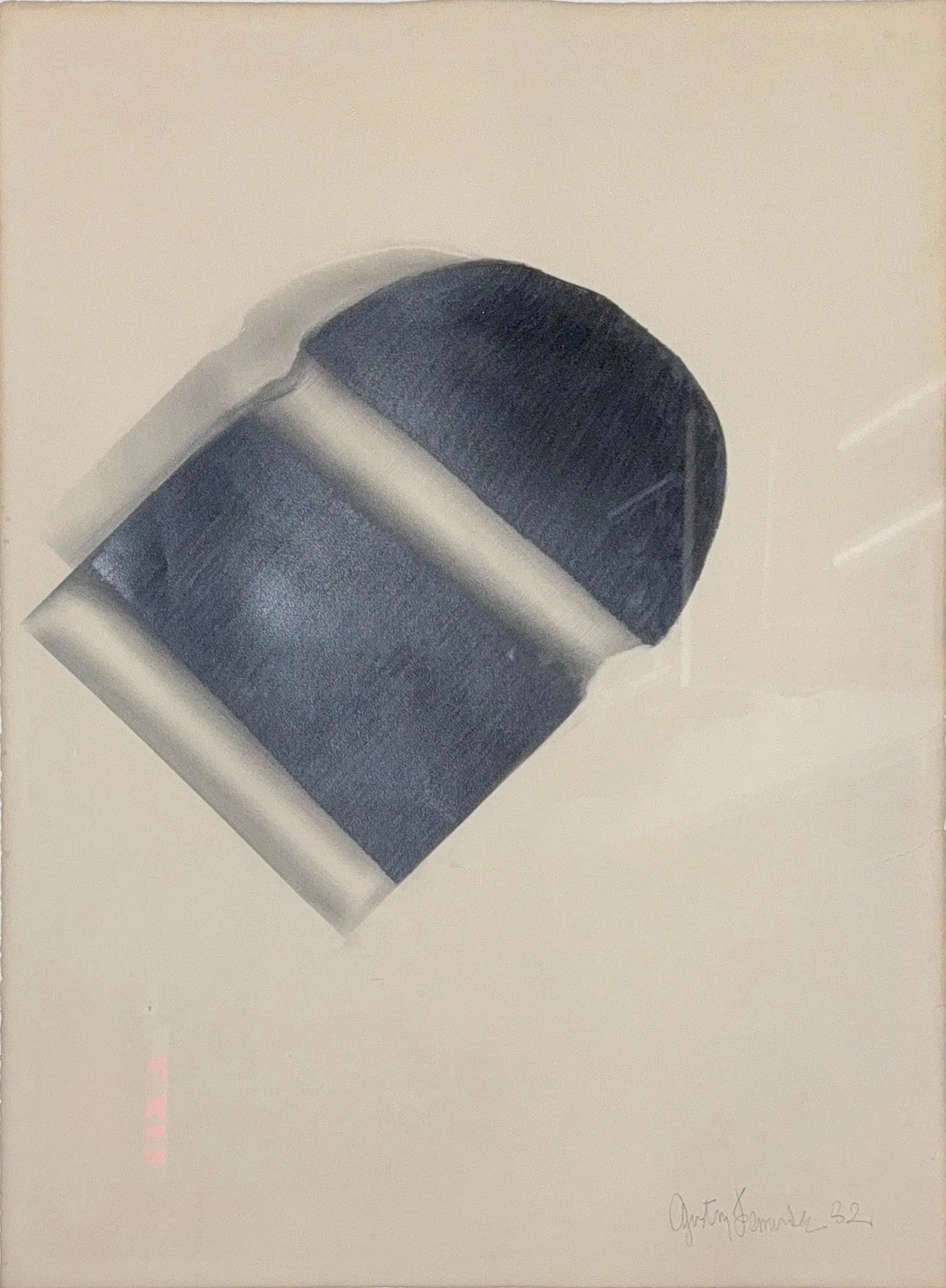 Augustin Fernandez, Pencil on Paper, Cuban (1928-2006): Artist, Year: Augustin Fernandez, (1928-2006). Origin: Cuban. Medium: Pencil on Paper. Dimensions: 30'' x 22''. 44'' x 35.5''. Condition: Good overall. Additional Information: Signed lower right, date