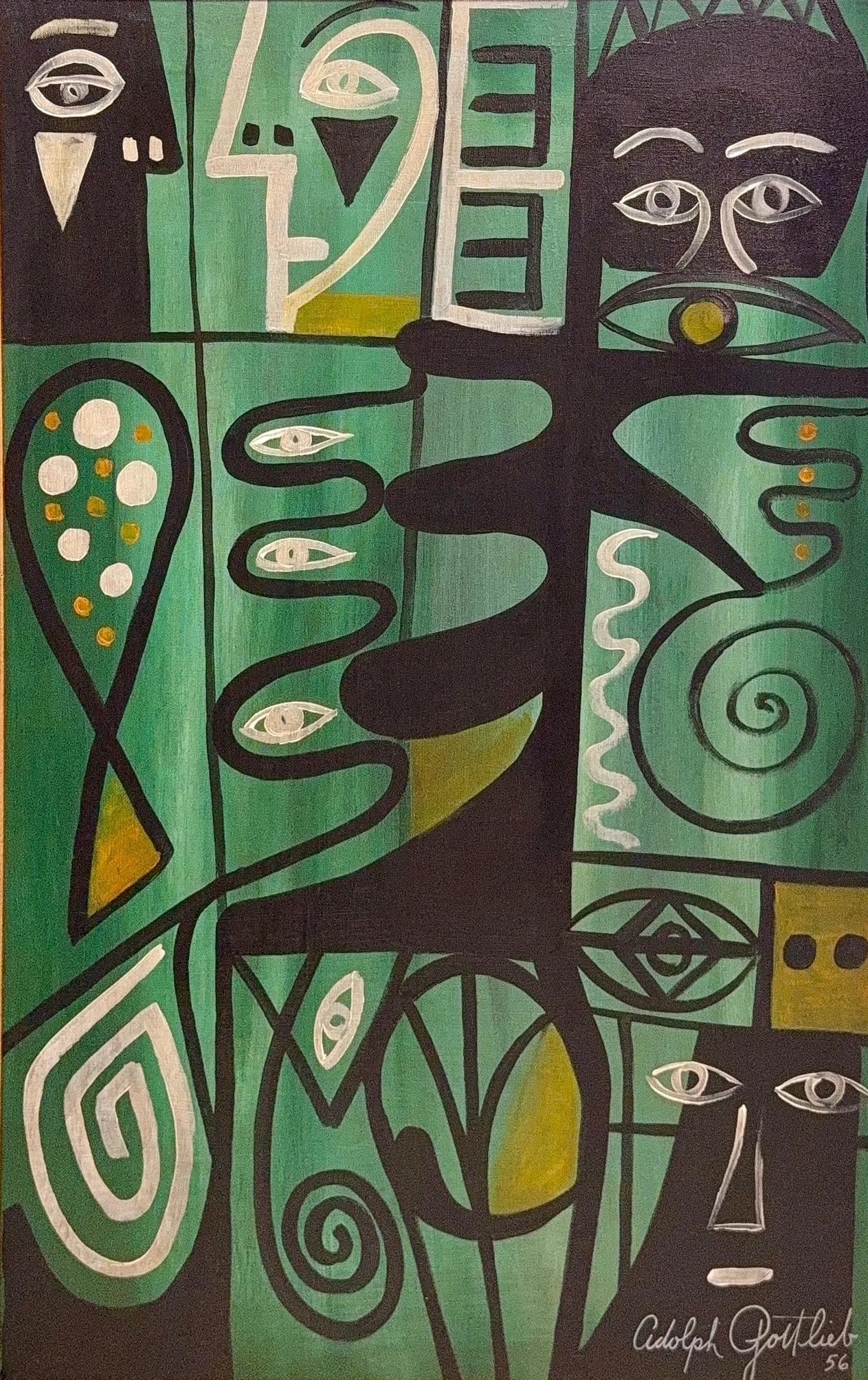 Adolph Gottlieb, Oil on Canvas, American (1903-1974) (1 of 9)