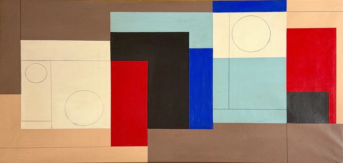 Ben Nicholson, Oil on Canvas, English (1894-1982) (1 of 8)