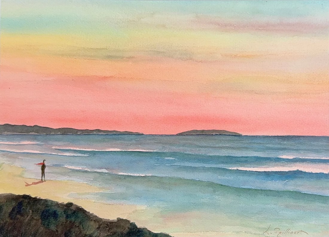 Léon Spilliaert, Watercolor on Paper, Belgian (1881-1946) (1 of 8)