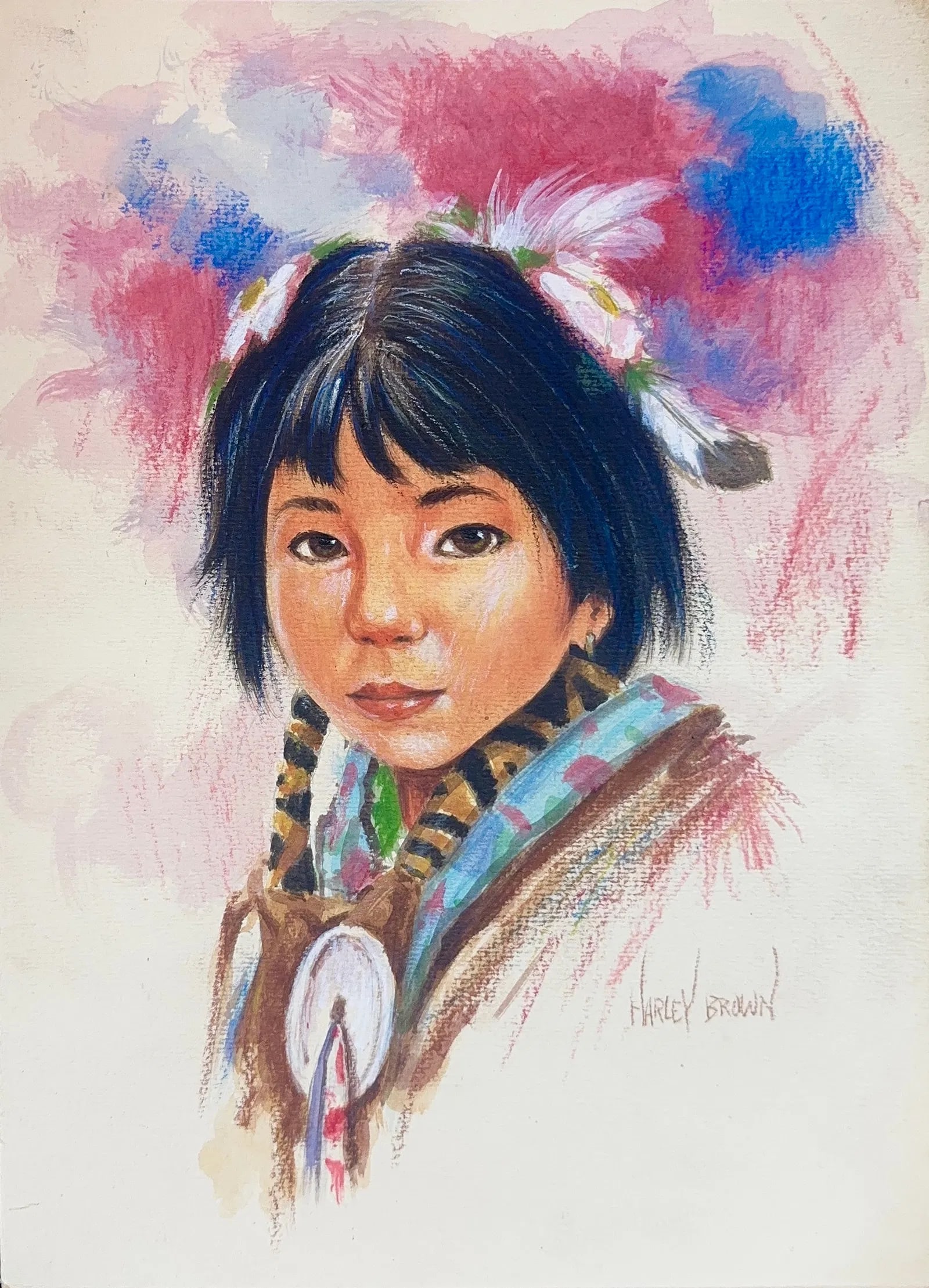 Harley Brown, Pastel/Watercolor/Mix-Media on Card Board, Canadian (1939-Ongoing) (1 of 7)