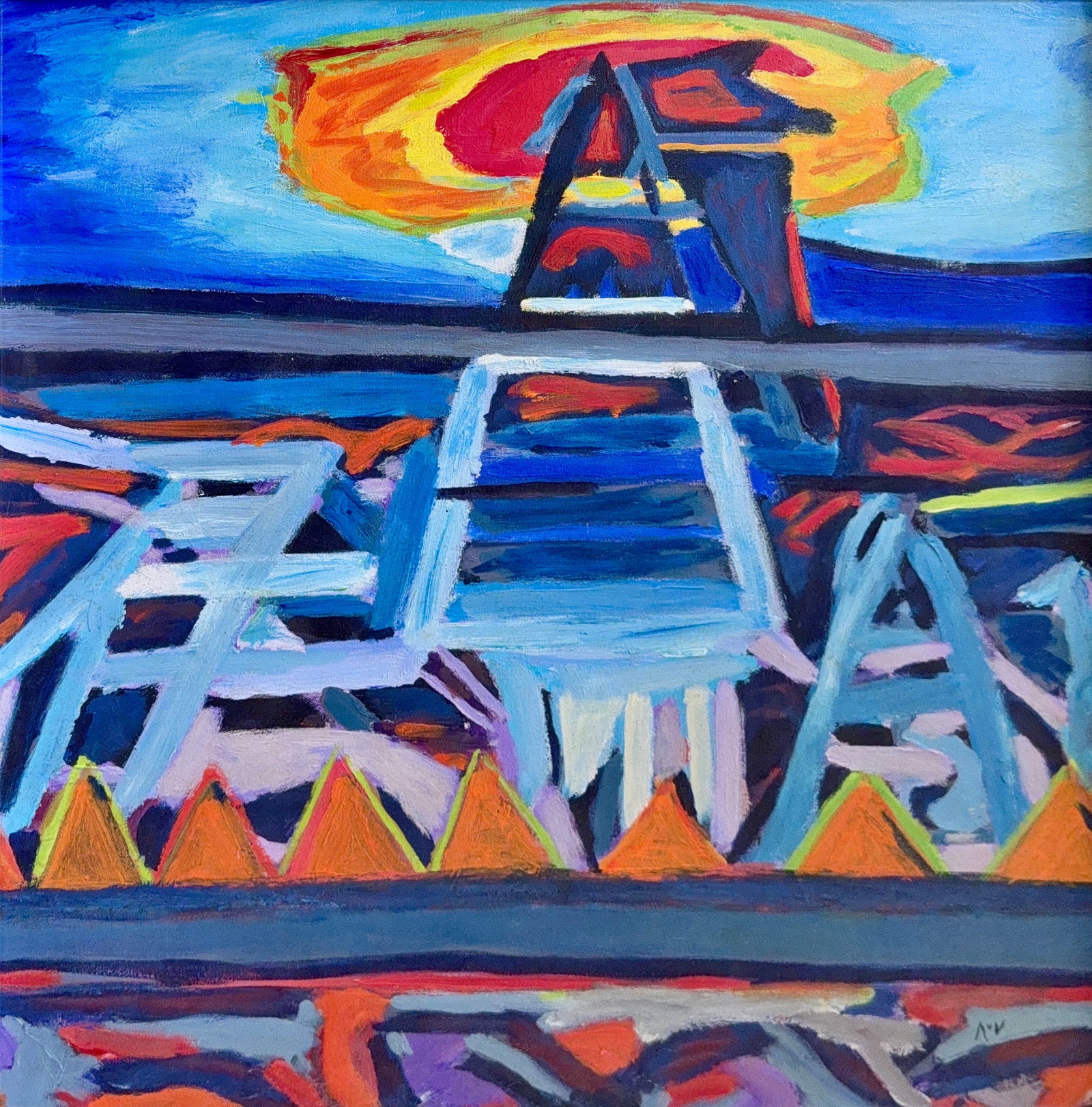 Bram Van Velde, Oil on Canvas, Dutch (1895-1981) (1 of 8)