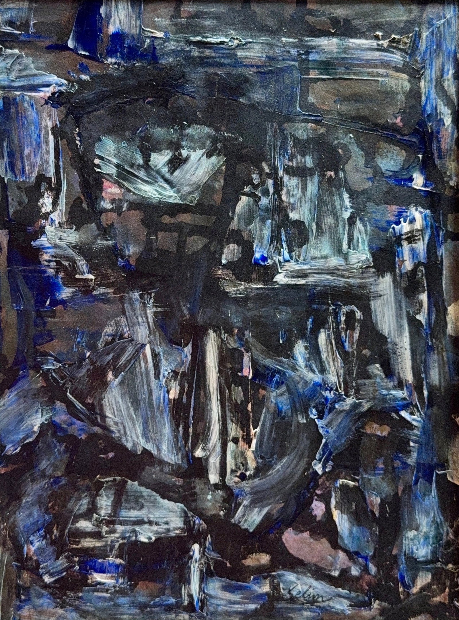 Turan Selim, Oil on Paper, Turkish (1915-1994): Artist, Year, Title: Turan Selim, (1915 - 1994). Origin: Turkish. Medium: Oil on Paper. Dimensions: 12.5" x 10", 19.5” x 17”. Condition: Excellent. Provenance: IN PRIVATE COLLECTION. Addit