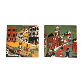 Villeroy & Boch Danischburg German Art Town Village Tiles