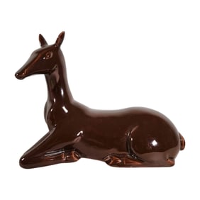 Vintage JARU Ceramic Deer Pottery Sculpture