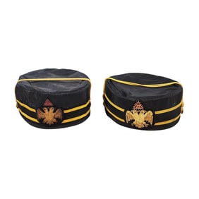 Vintage Freemason Fraternal 32 Degree Hats
