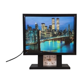 World Trade Center New York Cityscape Clock