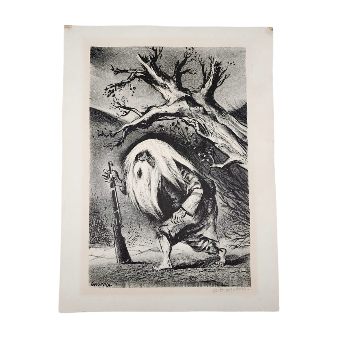 William Gropper Signed Lithograph Rip Van Winkle (1 of 6)