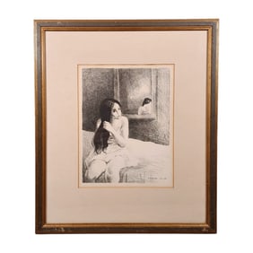 Raphael Soyer Woman Print
