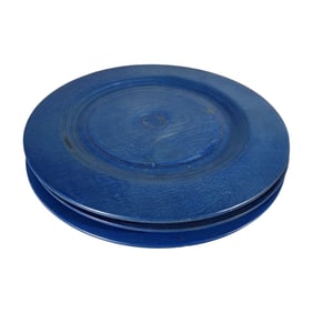 Tailio Design Finland Birch Wood Blue Dye Modernist Plates