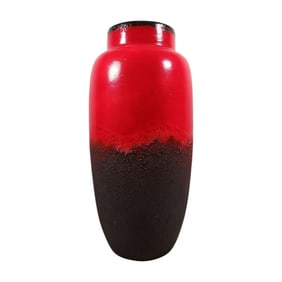 Large Fat Lava West Germany Floor Vase Art Pottery