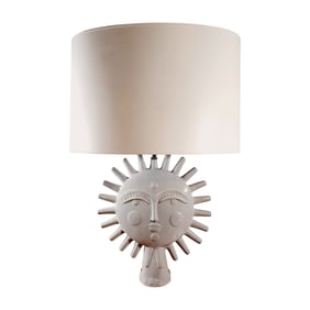 Jonathan Adler Utopia Sun Ceramic Porcelain Table Lamp