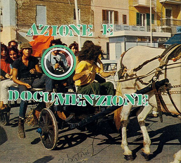 Gianni Bertini (1922): Senza titolo (azione e documentazione) eseguito nel 1970 tecnica mec-art tecnica mista su carta autentica su foto dell'artista Dimensione: 25x25 cm.