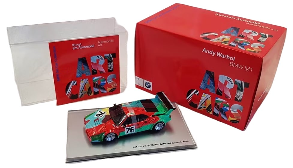 FLY ミニカーBMW M1 Artcar Andy Warhol 希少美品 04 | Andy Warhol 1979 - BMW Art Cars