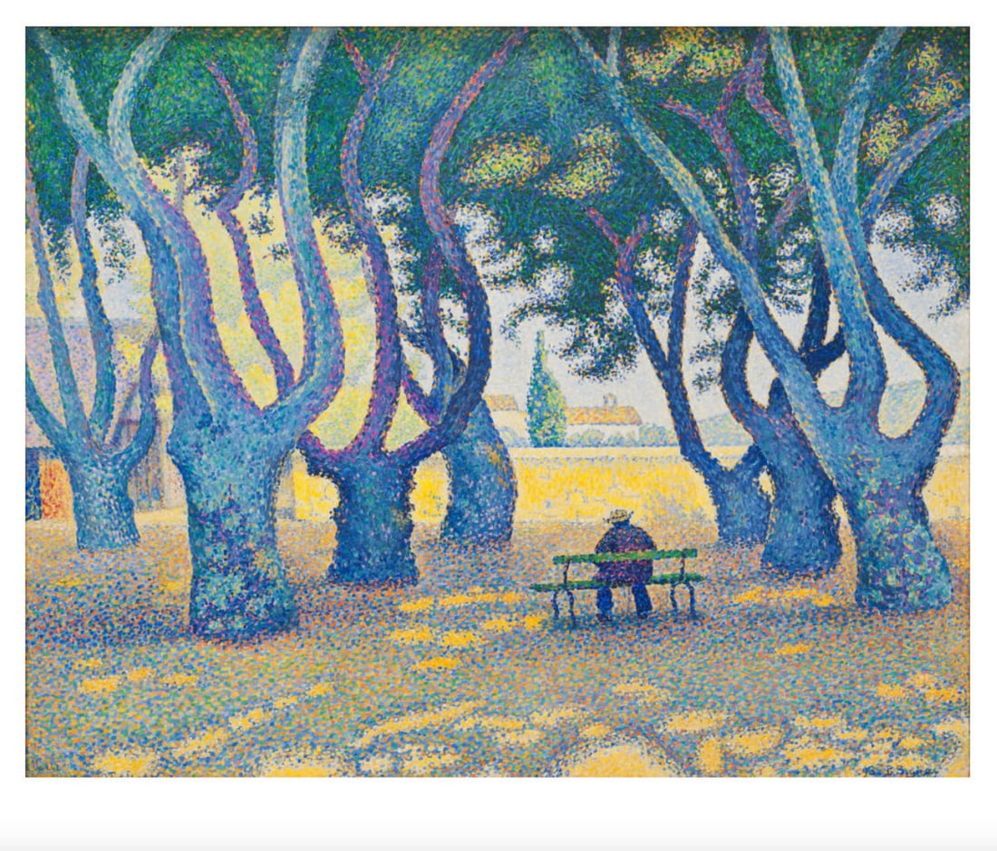 Paul Signac (French, 1863-1935) Places Des Lices, St. Tropez, "1893" Print (1 of 5)