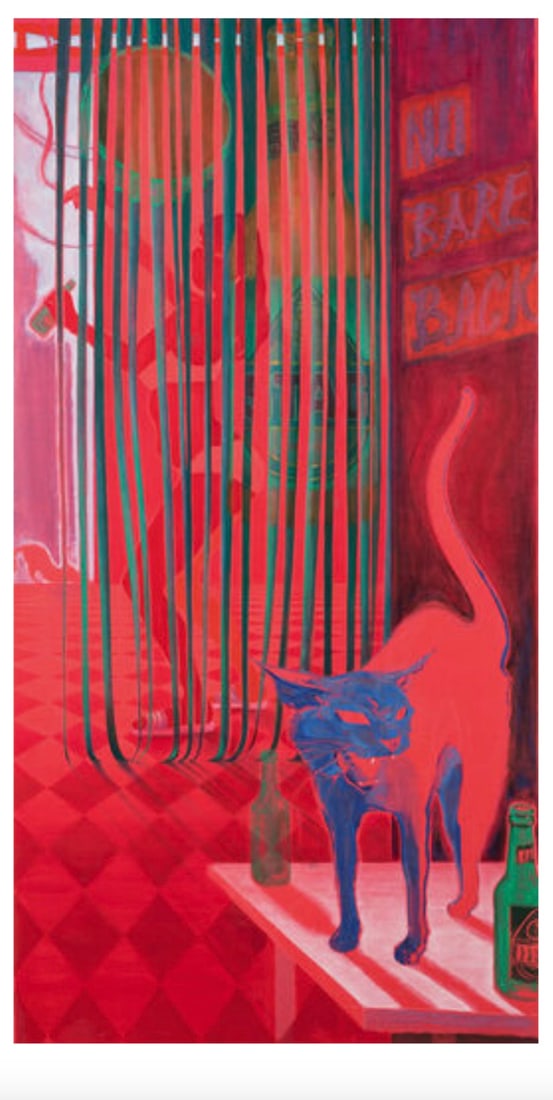 Lisa Brice (South African, b. 1968) Midday Drinking Den, "2017" Print: Lisa Brice (South African, b. 1968) Midday Drinking Den, "2017" Print. 31.4 x 16.1 inches. Please be aware that all lots in our auctions are sold "AS IS," in accordance with the Terms & Conditions of