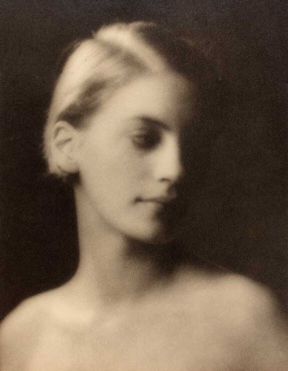 Arnold Genthe (German-American, 1869-1942) Lee Miller, "1927" Photographic Print (1 of 5)