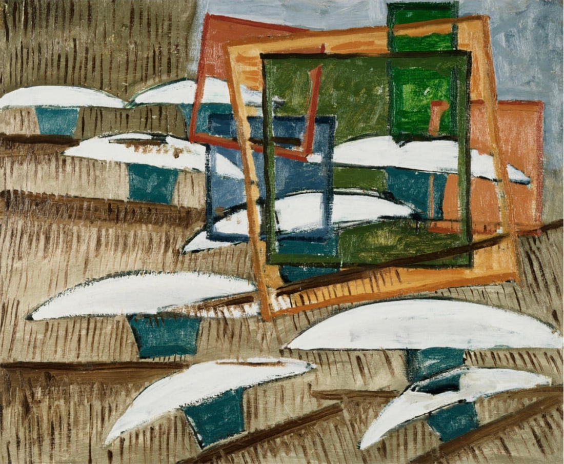 Stuart Davis (American, 1892-1964) Boats, Gloucester, "1917" Print: Stuart Davis (American, 1892-1964) Boats, Gloucester, "1917" Print. 30.00 x 24.50 inches. Please be aware that all lots in our auctions are sold "AS IS," in accordance with the Terms & Conditions of t