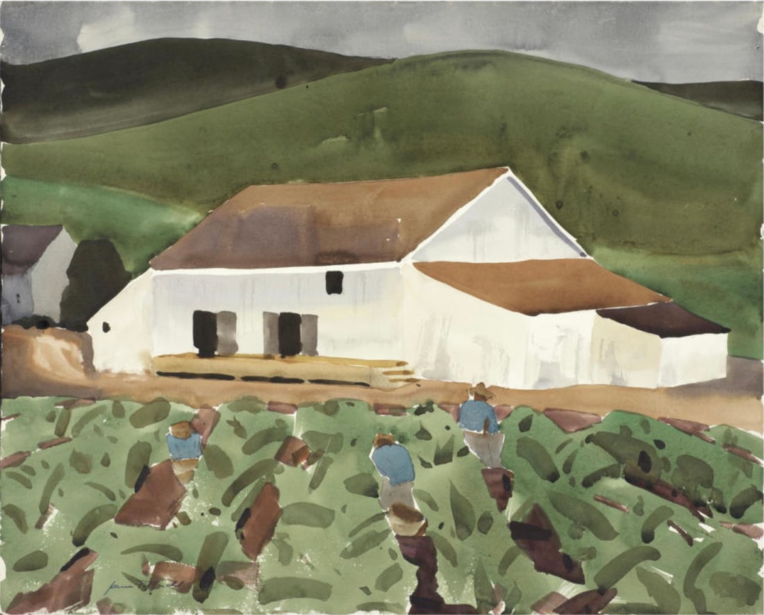 James Edward Fitzgerald (American, 1899-1971) Artichoke Ranch, "1939" Print (1 of 5)