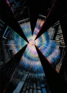 Christopher Richard Wynne Nevinson (British, 1889-1946) Bursting Shell, "1915" Print: Christopher Richard Wynne Nevinson (British, 1889-1946) Bursting Shell, "1915" Print. 31.15 x 21.65 inches. Please be aware that all lots in our auctions are sold "AS IS," in accordance with the Terms