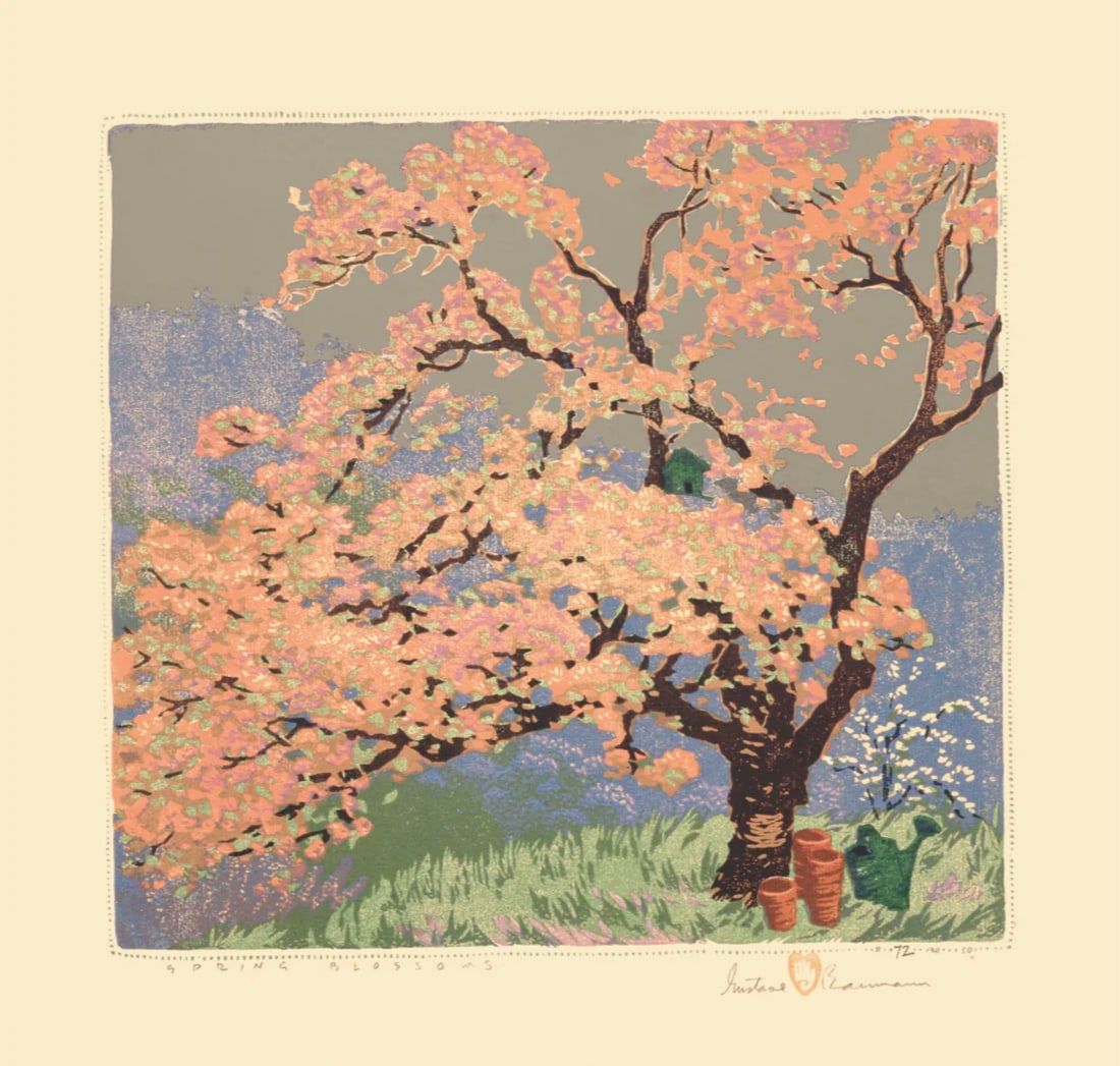 Gustave Baumann (German-American, 1881-1971) Spring Blossoms (1 of 1)