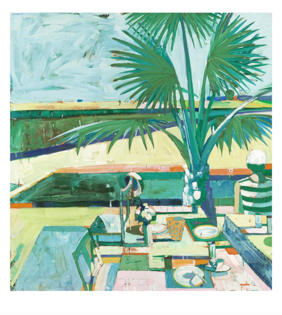 Roland Petersen (Danish-American, 1926-2015) Palm Sunday, "1966" Offset Lithograph: Roland Petersen (Danish-American, 1926-2015) Palm Sunday, "1966" Offset Lithograph. 28.15 x 29.85 inches. Please be aware that all lots in our auctions are sold "AS IS," in accordance with the Terms &